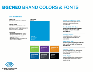 BGCNEO Brand Fonts & Colors